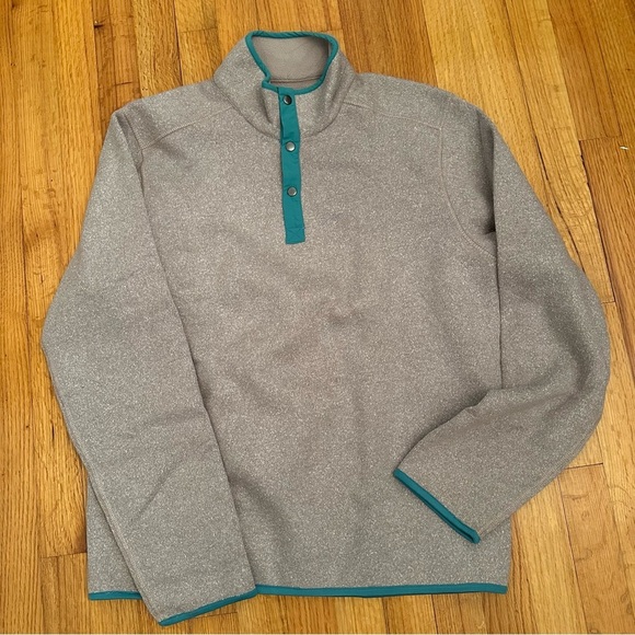 BONOBOS MEN'S SWEATER FLEECE SNAP MOCK Size M (K11) - Picture 5 of 11